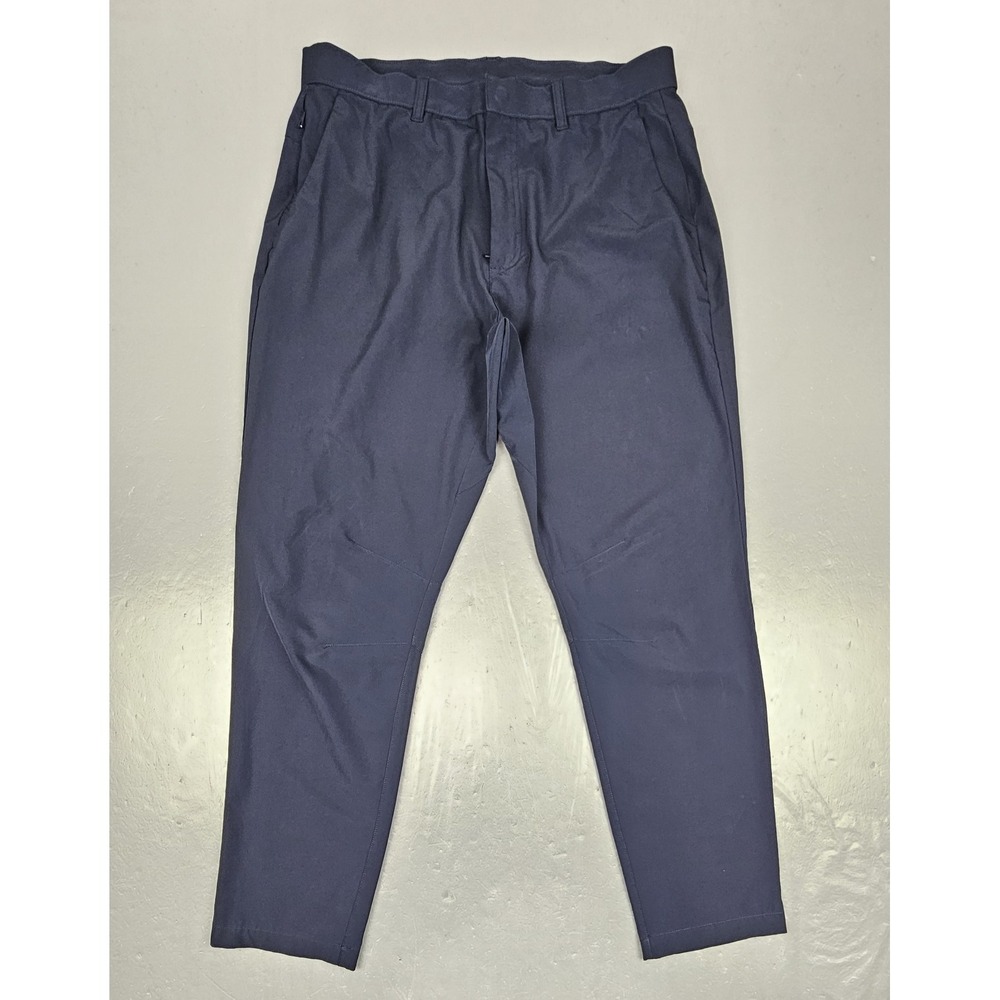 Fabletics‎ The Only Pants Mens 33x32 Blue 4-Way Stretch Athleisure Performance